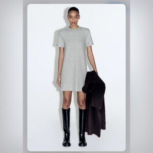 Zara Elegant Gray Women's Dress